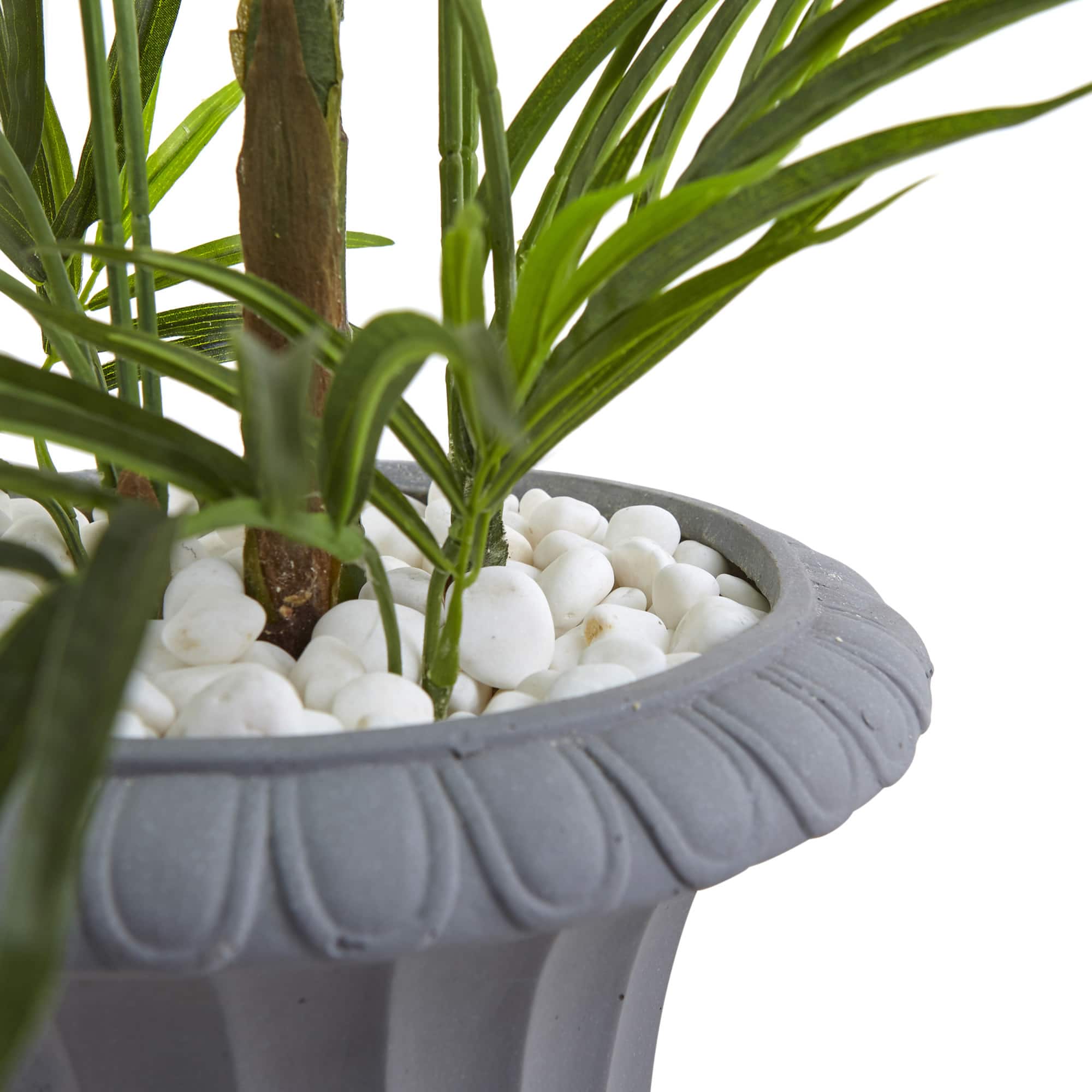 3.5ft. Areca Palm Tree in Gray Urn